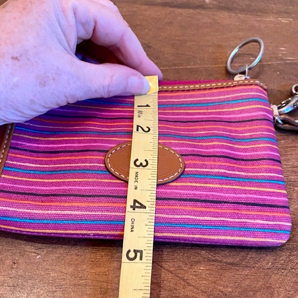🔥Fossil Colorful Stripe Key Per id Wristlet🔥 - Picture 8 of 11